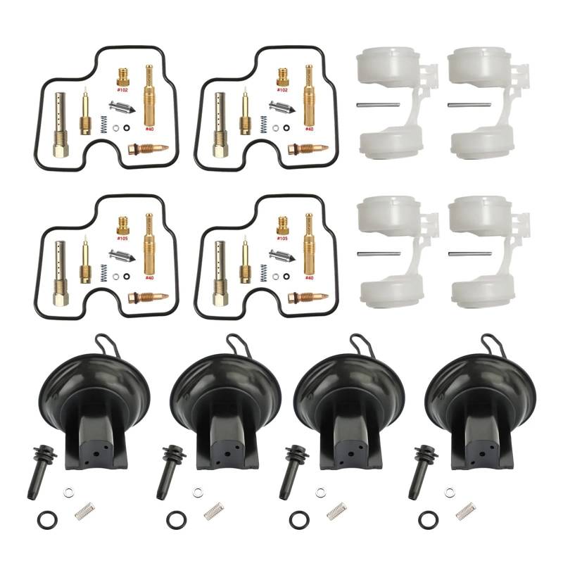 Motor vergaser Für CBF600 PC38 CBF 600 Vergaser Reparatur Kit Motorrad Carb Float Teile ErsatzVergaser(CBF600 PC38-D) von SPUFKGE