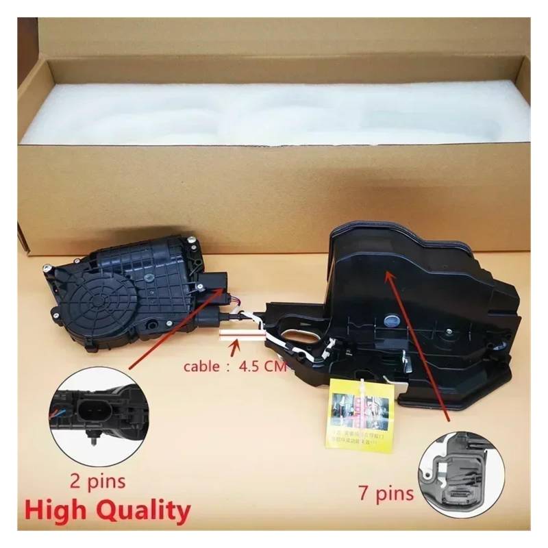 Zentralverriegelungen Auto Power Türschloss Antrieb Soft-Close-System Für X5 E70 X6 E71 E72 51217315019 51217315022 51227315023 51227315024 Türschloss Stellmotor Mit(Front Left High) von SPUFKGE