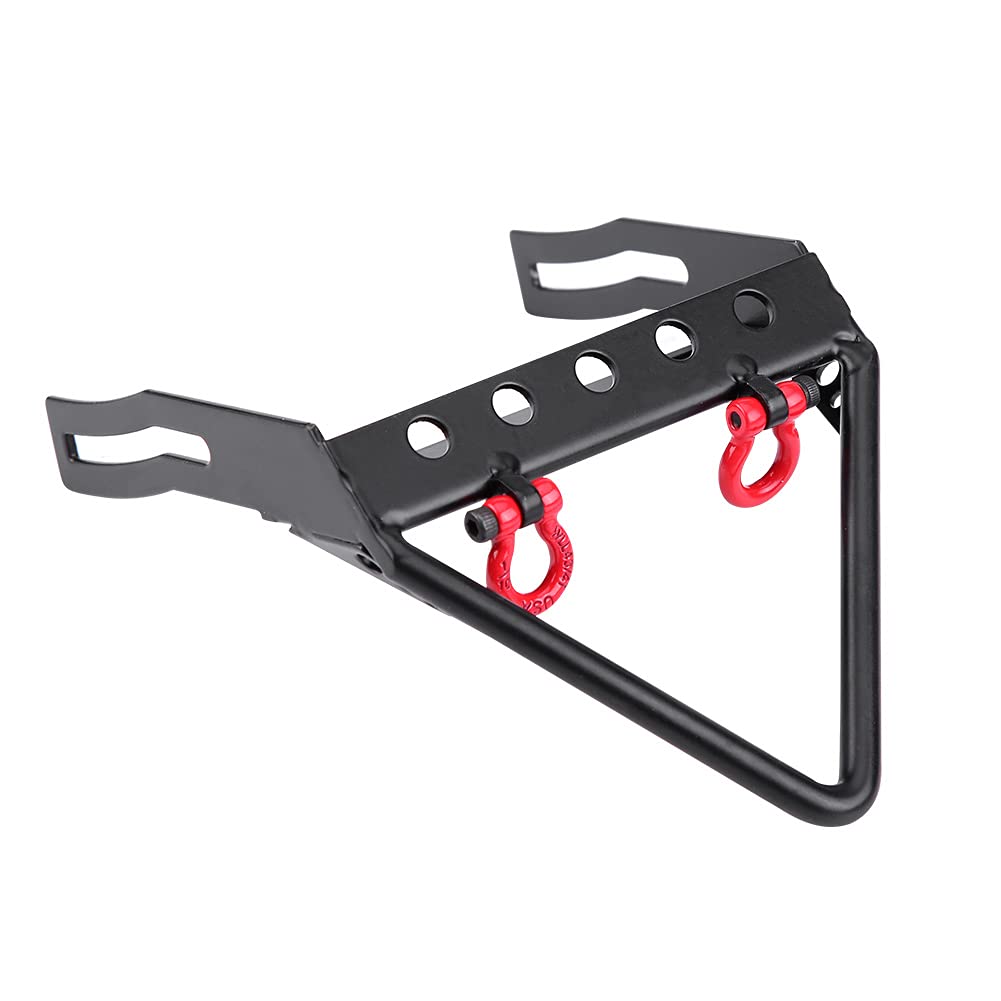 RC Stoßfänger Winchhalterung, Premium -Stahl -Frontstoßstange für Axial SCX10 1/10 Fernbedienungsauto, Attraktives Design, Geeignet für Krabbeln, Schwarz & Rot (Speed Toe: 5,4 x 4,4 x 2,6 cm / 2,1 RC Stoßfänger Winchhalterung, Premium -Stahl -Frontstoßstange für Axial SCX10 1/10 Fernbedienungsauto, Attraktives Design, Geeignet für Krabbeln, Schwarz & Rot (Speed Toe: 5,4 x 4,4 x 2,6 cm / 2,1 von SPYMINNPOO