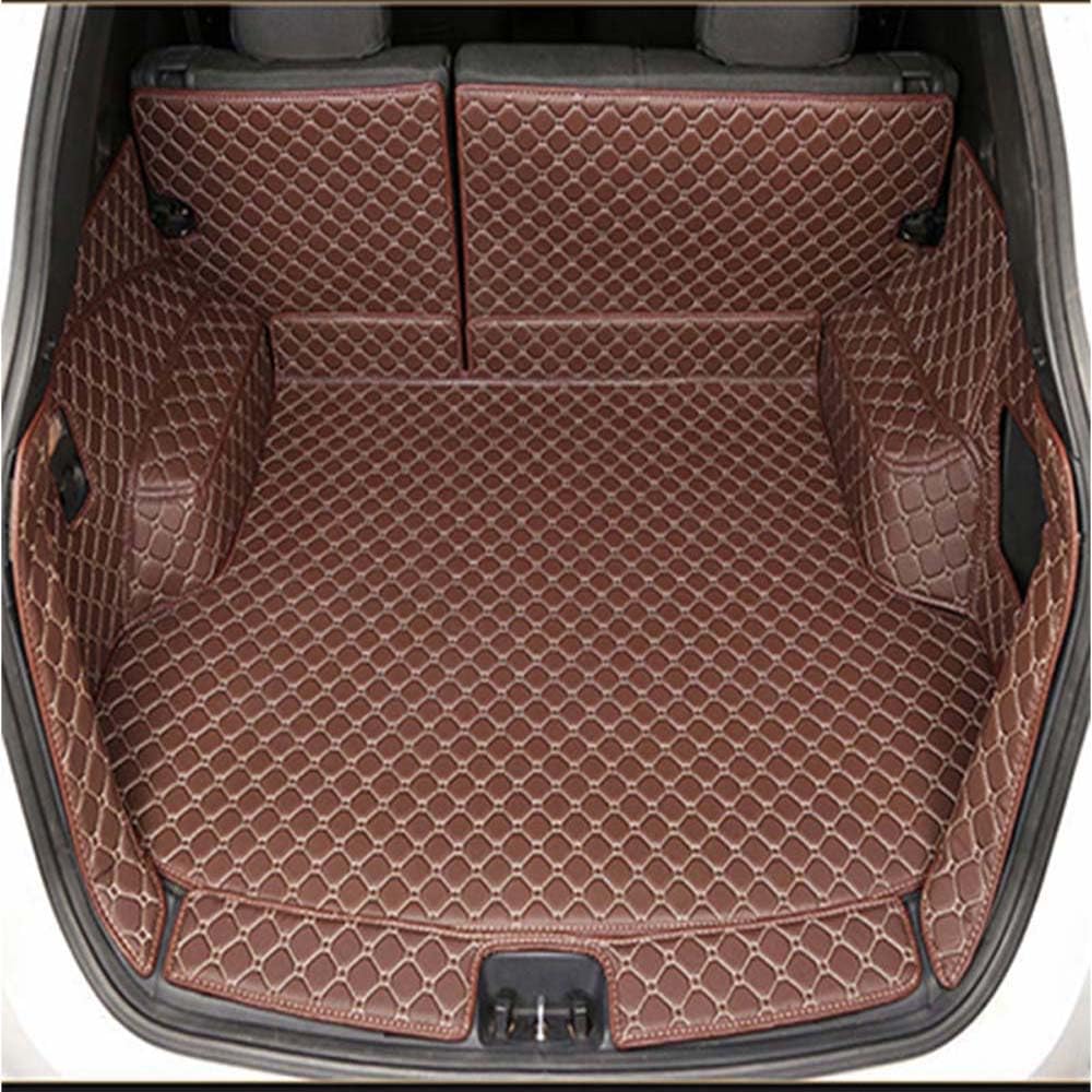 Individuelle Kofferraummatte für BMW 5er-Serie G31 Touring 2017 2018 2019–2023, Ledermaterial, rutschfest und leicht zu reinigen, Innenzubehör, C-Braun Individuelle Kofferraummatte für BMW 5er-Serie G31 Touring 2017 2018 2019–2023, Ledermaterial, rutschfest und leicht zu reinigen, Innenzubehör, C-Braun von SPYMX
