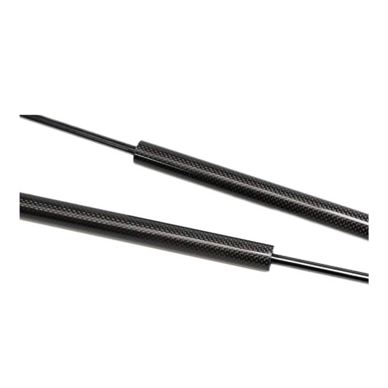 Gasdruckfeder Dämpfer Für Fortuner SW4 AN150 AN160 SUV 2015-2024 Vordere Motorhaube Ändern Gas Streben Lift Unterstützung Schock Dämpfer Absorber Requisiten(Black Carbon Fiber) von SPeesy