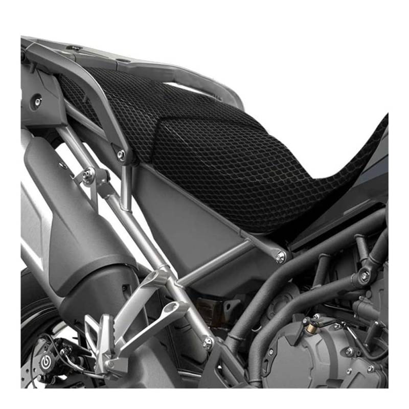Motorrad Kissen Sitzbezüge Für Tracer 900 Schutz Zubehör Stoff Sattel Sitz Abdeckung 2022-2023 Sitzbankbezug von SPeesy