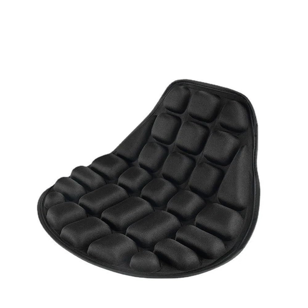 Motorrad Sitzkissen Schaum Weiche Atmungsaktive Eva Sitzbezüge Matten Motorräder Fahrrad Zubehör Sitzbankbezug(Black Thin) von SPeesy
