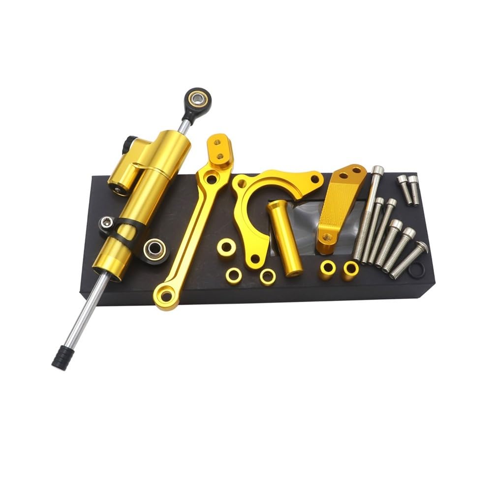 SPeesy Lenkungsd Motorrad Motorrad Lenkstabilität Dämpfer Zubehör Stoßdämpfer Halterung Montage Kit Für Z900 2017-2022(Color-G) von SPeesy