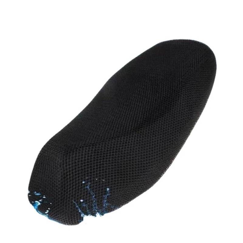 SPeesy Mesh-Motorrad-Sitzbezug Atmungsaktive Roller-Sitzbezüge Kissen Anti-Rutsch-Abdeckung Gitterschutzpolster Sitzbankbezug(Black 55X75CM) von SPeesy