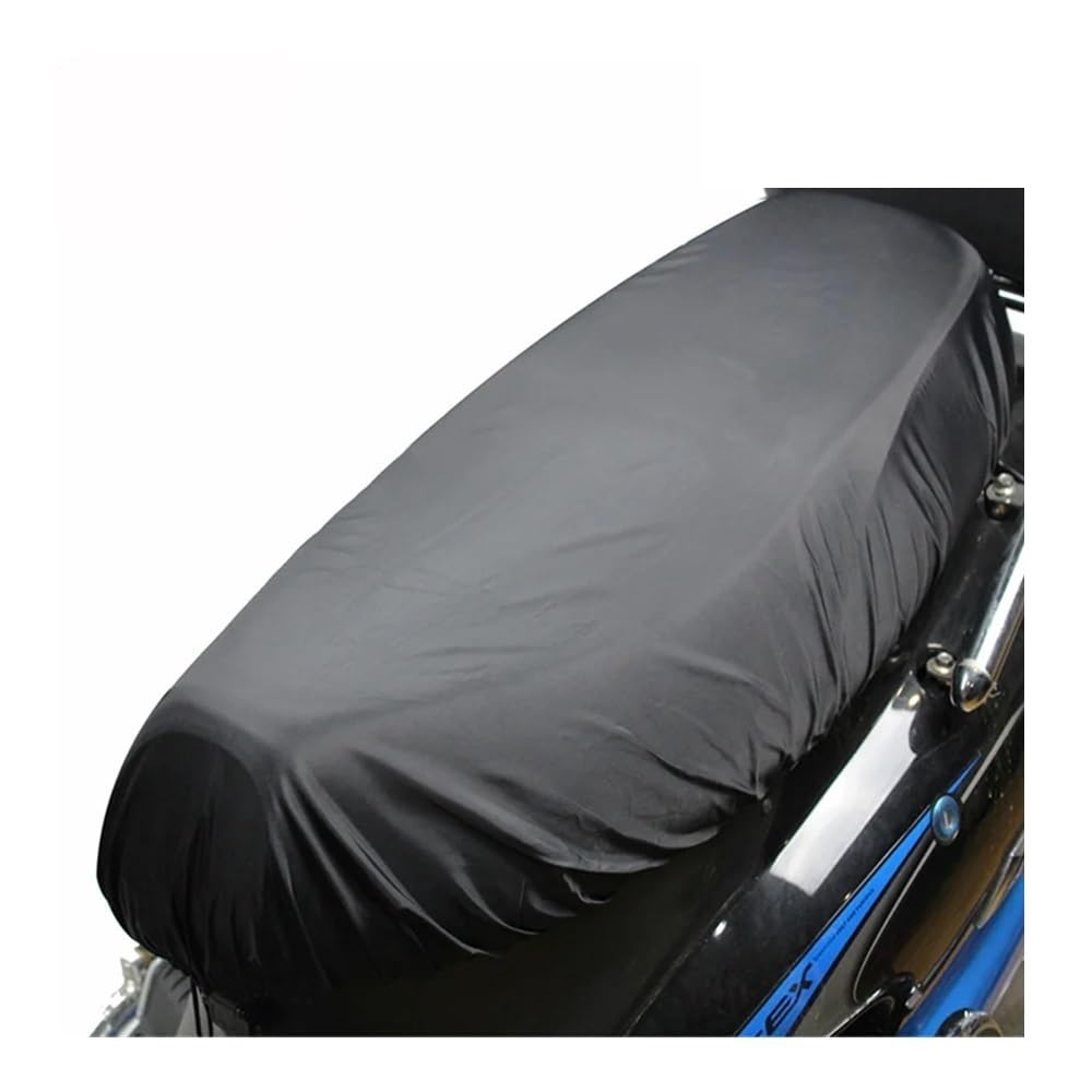 SPeesy Motorrad-Regensitzbezug, Sonnenschutz, Wärmedämmung, Sattelbezug, Langlebiger Sitzschutz, Motorradzubehör Sitzbankbezug(Black l) von SPeesy
