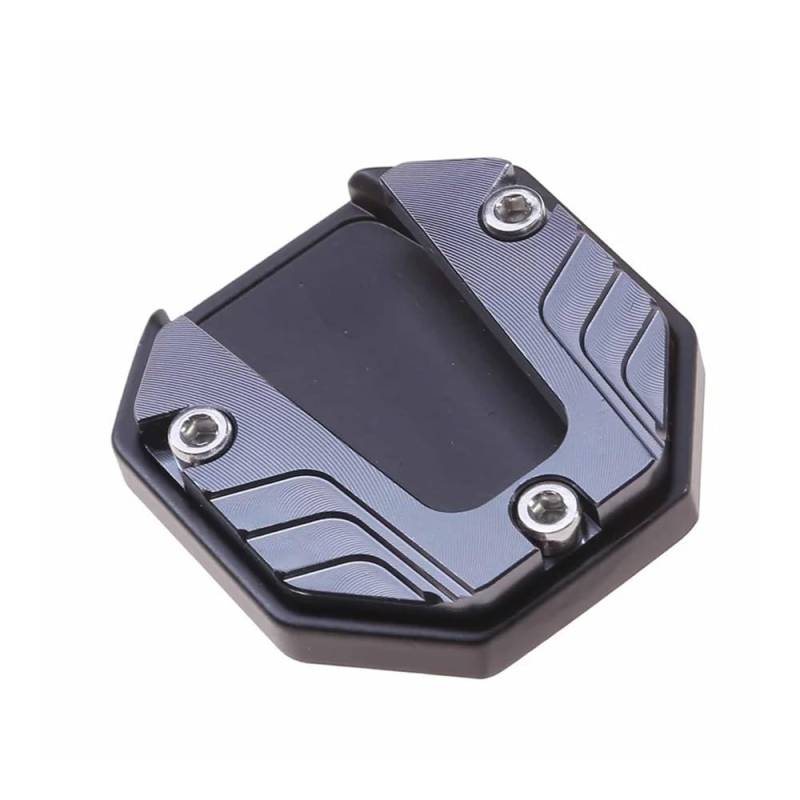 SPeesy Vergrößern Erweiterung Teile Aluminiumlegierung Motorrad Fahrrad Ständer Extender Fuß Seitenständer Verlängerung Fußpolster Schraubendreher Unterstützung Motorrad Zubehör(Titanium Color) von SPeesy