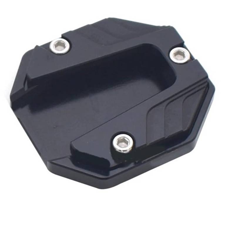 SPeesy Vergrößern Erweiterung Teile Universal Kickstand Extender Fuß Seitenständer Verlängerung Fußpolster Stützplatte rutschfeste, Vergrößerte Basis(Black) von SPeesy