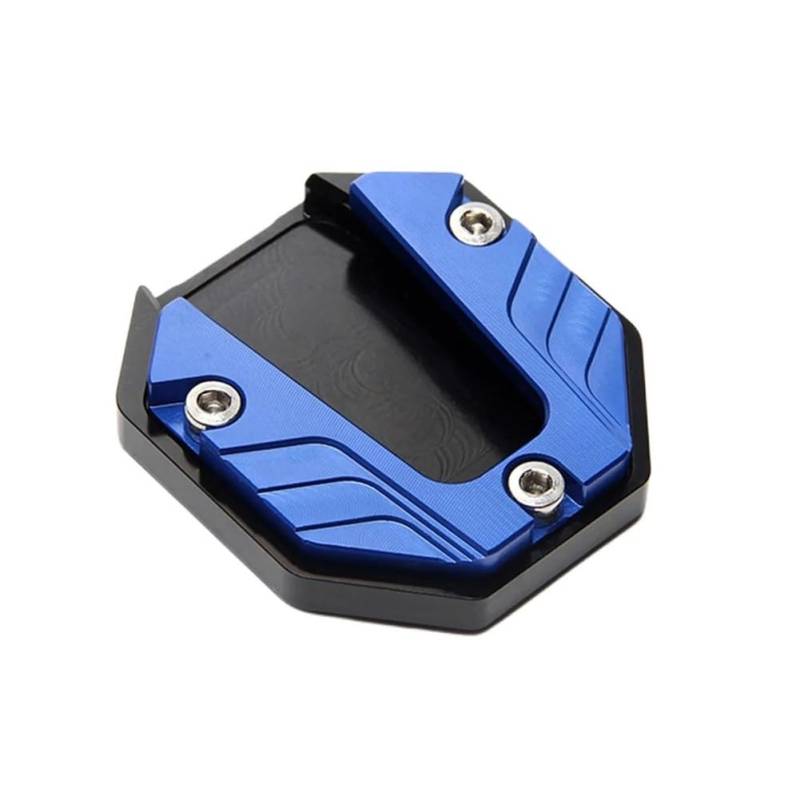 SPeesy Vergrößern Erweiterung Teile Universelles Kickstand-Pad mit vergrößerter Basis aus Aluminiumlegierung für Motorrad, Roller, Fahrrad(Blue) von SPeesy