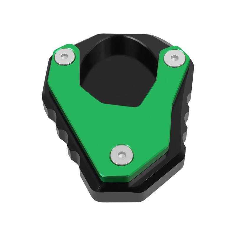 Vergrößern Erweiterung Teile Für ZX25R Für ZX 25R 2019 2020 2021 Motorrad CNC Kickstand Verlängerung Platte Seite Stehen Unterstützung Platte Enlarger Pad(Green) von SPeesy