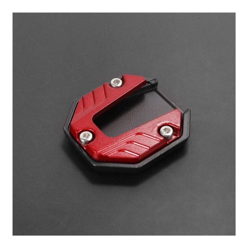 Vergrößern Erweiterung Teile Universal Roller Motorrad Fahrrad Ständer Extender Fuß Seite Stehen Verlängerung Pad Unterstützung Platte Anti-Skid Vergrößerte Basis(Red) von SPeesy