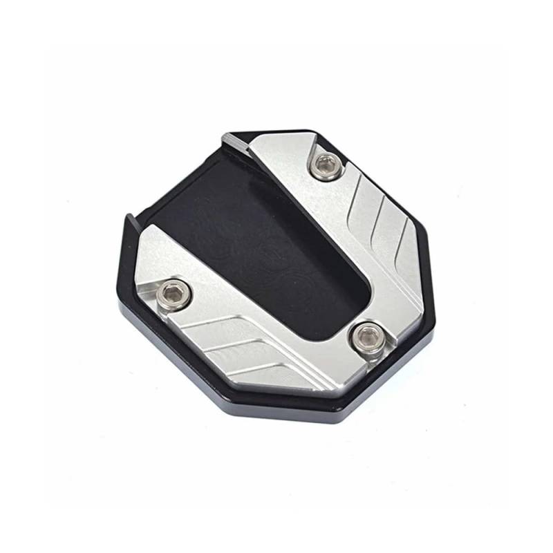 Vergrößern Erweiterung Teile Universal Roller Motorrad Fahrrad Ständer Extender Fuß Seite Stehen Verlängerung Pad Unterstützung Platte Anti-Skid Vergrößerte Basis(Silver) von SPeesy