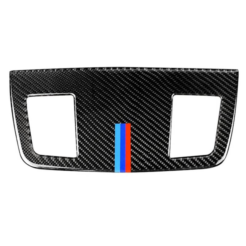 Interieurleisten Kohlefaser-Armaturenbrett-Luftauslass-Rahmenabdeckung, passend for BMW 3er E90 / E91 Interieur Dekor Carbon von SQIANKUN