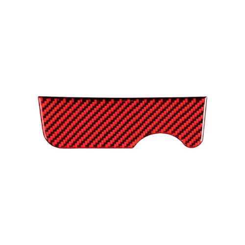 Zentrale Dashboard Dekoration Auto Center Gear Shifter Panel Front Top Cover Dekoration Aufkleber Für Ford Für Mustang 2001-2004 Innenausstattung Auto Zubehör Innenraum(Rot) von SQIFBA