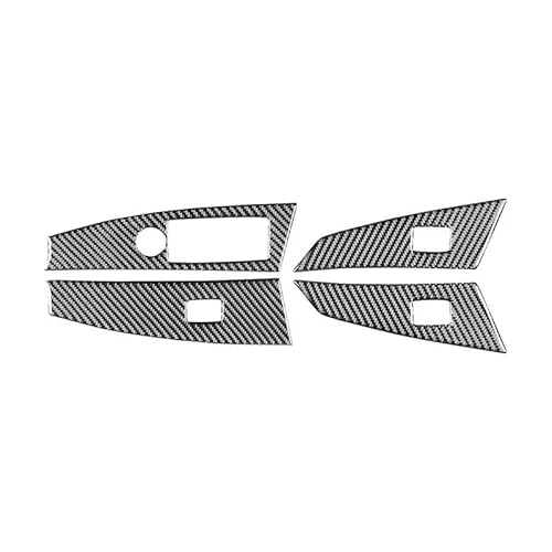 Zentrale Dashboard Dekoration Auto Fensterheber Schalter Heber Tasten Panel Innen Dekoration Aufkleber Zubehör Für 5 Series E60 2004-2007 Auto Zubehör Innenraum(Rechtslenker) von SQIFBA