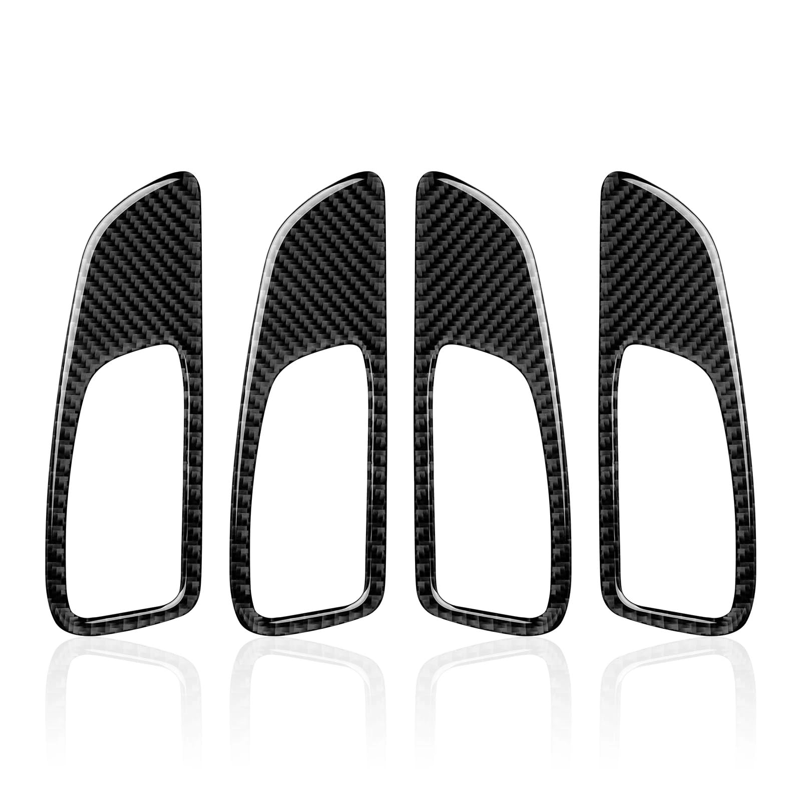 Zentrale Dashboard Dekoration Autoaufkleber Innentür Schüssel Rahmen Dekoration Carbon Fiber Interieur Für Alfa Für Romeo 159 Für Brera Für Spider 2004-2011 Auto Zubehör Innenraum(4pcs) von SQIFBA