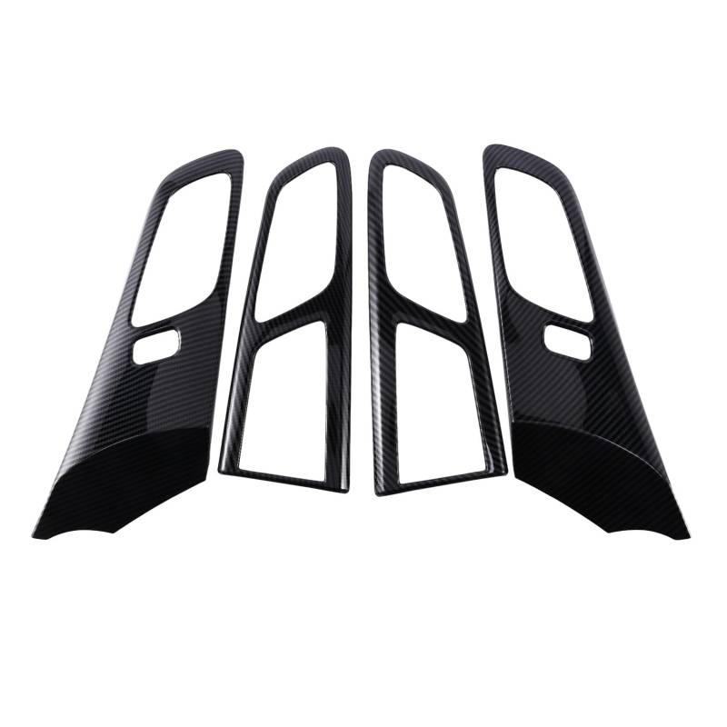 Zentrale Dashboard Dekoration Carbon Fiber Innen Tür Griff Panel Streifen Rahmen Abdeckung Trim Für Ford Für Ranger Für Everest 2015-2021 Zubehör Auto Zubehör Innenraum von SQIFBA