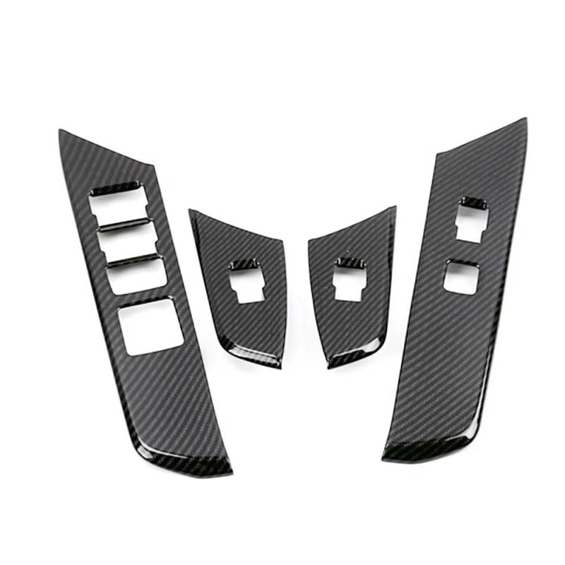 Zentrale Dashboard Dekoration Für Lexus UX UX200 UX250 2018-2022 Innere Tür Armlehne Fensterheber Schalter Taste Panel Abdeckung Trim Auto Zubehör Innenraum(Kohlefaser Farb) von SQIFBA