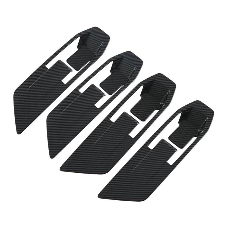 Zentrale Dashboard Dekoration Für Mitsubishi Für Triton/L200 2024 Innentürgriff Schüssel Rahmenabdeckung Zieraufkleber Innenausstattung Kohlefaser Auto Zubehör Innenraum von SQIFBA
