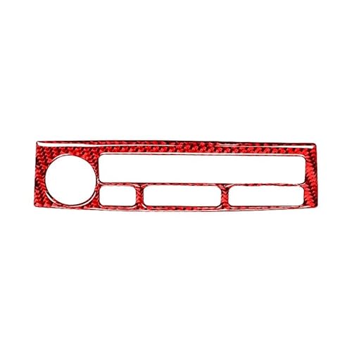Zentrale Dashboard Dekoration Für Nissan 350Z 2003-2009 Auto Center Navigation Control Konb Tasten Trim Rahmen Innen Dekorative Aufkleber Auto Zubehör Innenraum(Rot) von SQIFBA