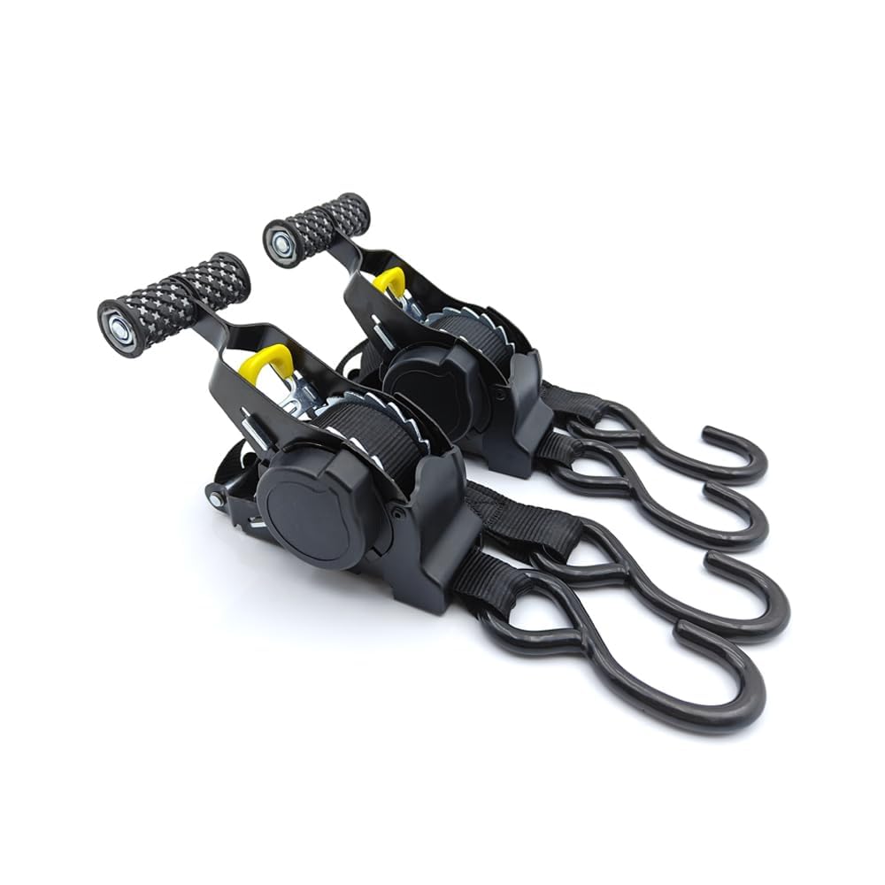 2 Stücke Automatik Motorrad Spanngurte Set mit Ratsche und Haken, Zurrgurte mit Ratsche, Ratschengurte mit Haken, Spanngurte Motorrad Transport - Robust, Langlebig und Vielseitig Einsetzbar 2 Stücke Automatik Motorrad Spanngurte Set mit Ratsche und Haken, Zurrgurte mit Ratsche, Ratschengurte mit Haken, Spanngurte Motorrad Transport - Robust, Langlebig und Vielseitig Einsetzbar von SQLJYU
