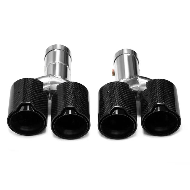 Auspuffblenden Für X3 X4 G01 G02 2022 Auspuff Modifikation Upgrade Vier Outlet Sport Carbon Fiber Endrohr Schalldämpfer Endrohrblende von SQOFJGIGN