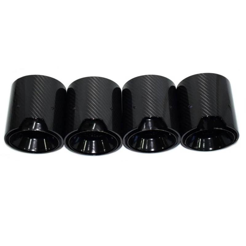 Auspuffblenden Geeignet Für M2 Für M3 Für M4 G80 G81 G82 G83 G87 Carbonfaser-Endrohr Schalldämpfer Auspuffrohrspitze Edelstahldüse Endrohrblende(Carbon 4) von SQOFJGIGN