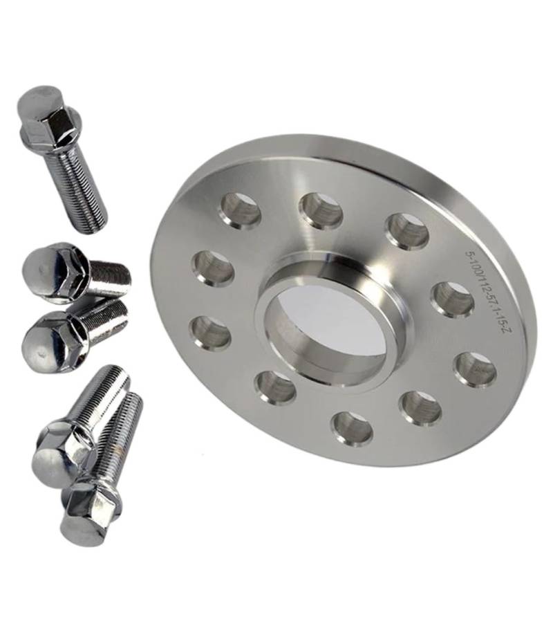 Wheel Spacers 2 STÜCKE Geschmiedet Rad Spacer Adapter für Jetta für Phaeton PCD 5x100 & 5x112 CB 57,1 Spurverbreiterung Distanzscheiben(2PCS 17.5mm) von SQOFJGIGN
