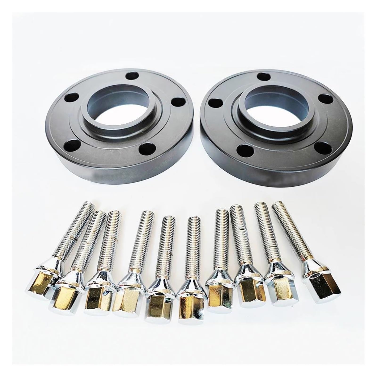 Wheel Spacers 20mm 5 * 112 Spurverbreiterung mit Kegel Radbolzen M14 * 1,25 Centric 66,6 Spurverbreiterungen für Countryman Spurverbreiterung Distanzscheiben(50coneSilver 14x1.25) von SQOFJGIGN