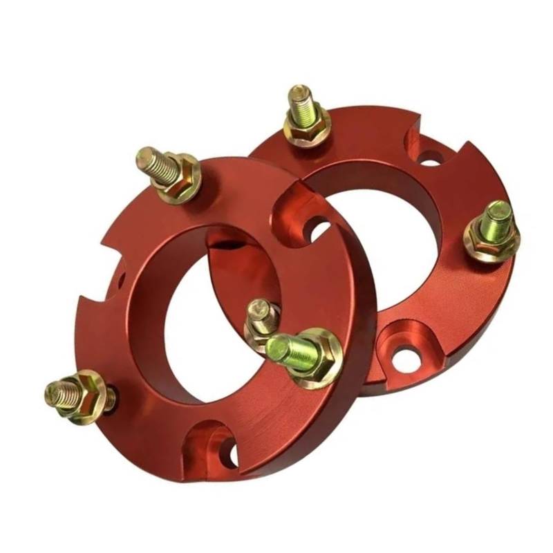 Wheel Spacers Embers Front Lift Kit 25mm Rot Für Navara 1 "Absorber Schock Spacer Auto Teile 1 Paar Spurverbreiterung Distanzscheiben von SQOFJGIGN