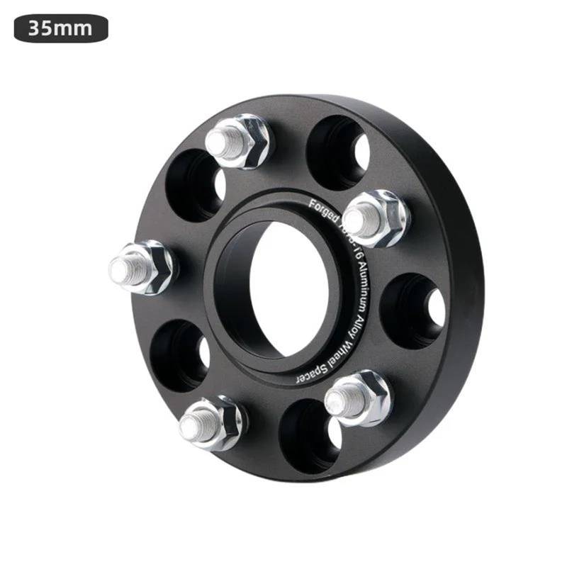 Wheel Spacers Embers Für X5 PCD 5X120 CB 74.1 M14X1.5 Schwarz X6 F15 F16 Geschmiedete Aluminium-Rad-Distanzstücke Hub Adapter 1 Stück Spurverbreiterung Distanzscheiben(1PC Black 35mm) von SQOFJGIGN