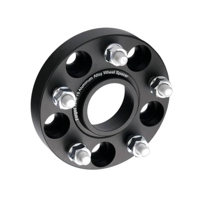 Wheel Spacers Embers Spurverbreiterungen 5x114.3 CB 60.1mm M12x1.5 Adapter Für Toyota 1 Stück Spurverbreiterung Distanzscheiben(1 Piece Black 25mm) von SQOFJGIGN