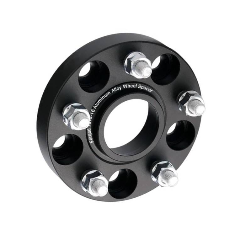 Wheel Spacers Embers Spurverbreiterungen 5x120 CB 72,6mm M14x1.5 Nabenadapter Reifenzubehör Für Mini 1 Stück Spurverbreiterung Distanzscheiben(1 Piece Black 25mm) von SQOFJGIGN