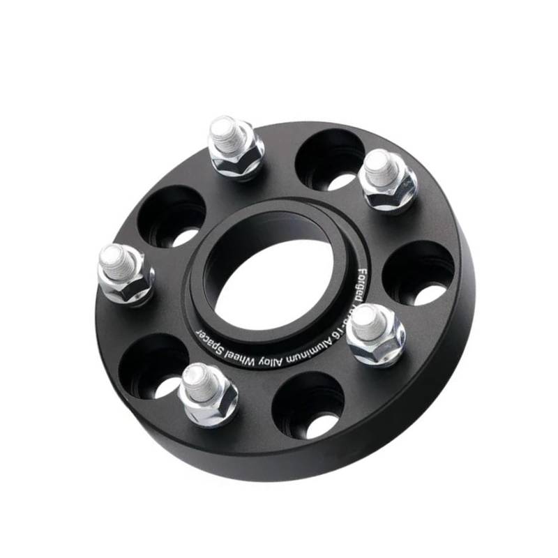 Wheel Spacers Embers Spurverbreiterungen 5x120 CB 72,6mm M14x1.5 Nabenadapter Reifenzubehör Für Mini 1 Stück Spurverbreiterung Distanzscheiben(1 Piece Black 30mm) von SQOFJGIGN