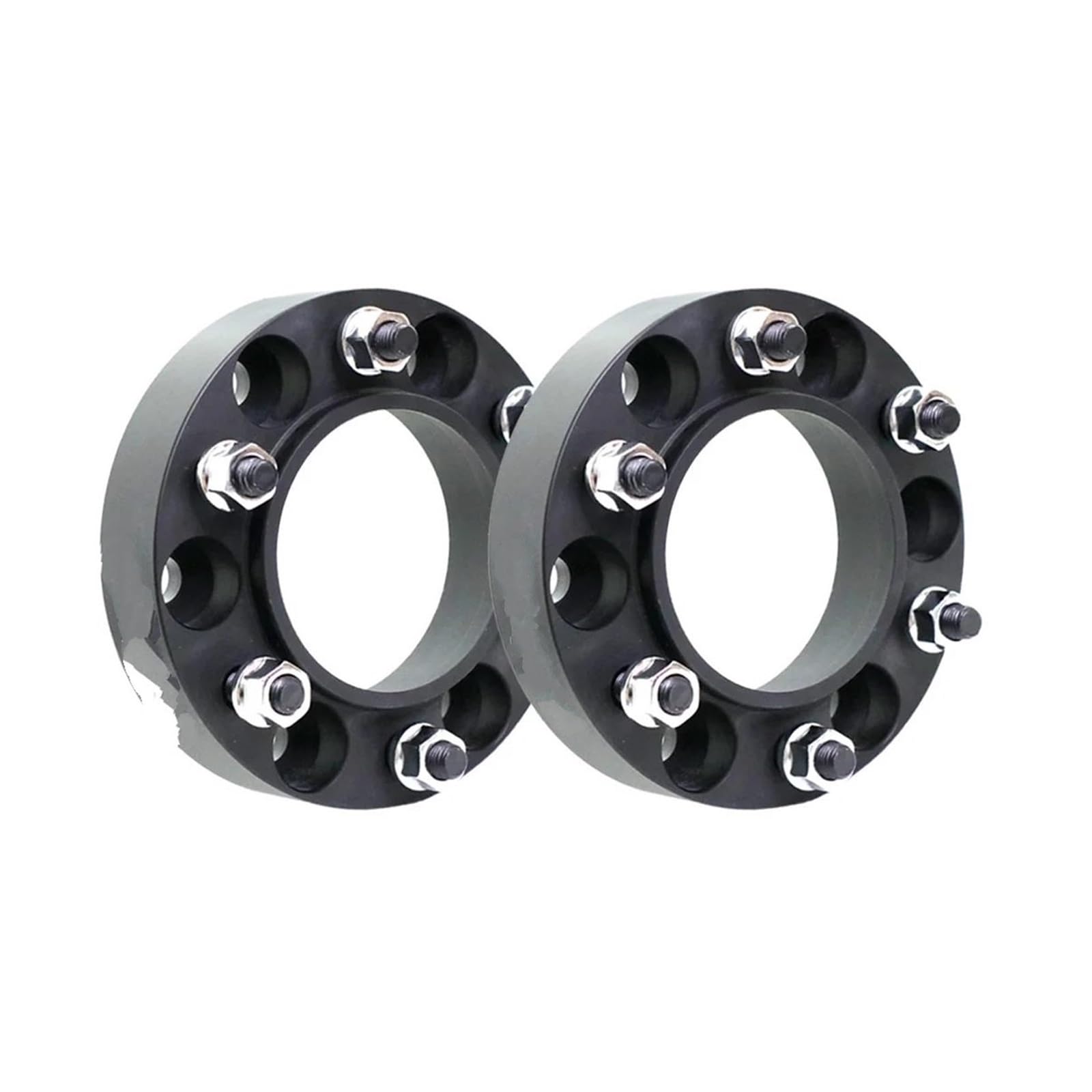 Wheel Spacers Spurverbreiterung 6x139,7 CB 106,1 Für Vigo T6-7075 Geschmiedete Aluminiumlegierung 2 Stück Spurverbreiterung Distanzscheiben(2Pcs Black 50mm) von SQOFJGIGN