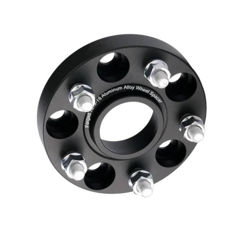 Wheel Spacers Spurverbreiterung Adapter PCD 5x108 CB 63.4 Für Evoque LR2 M14x1.5 1 Stück Spurverbreiterung Distanzscheiben(1 Piece Black 25mm) von SQOFJGIGN