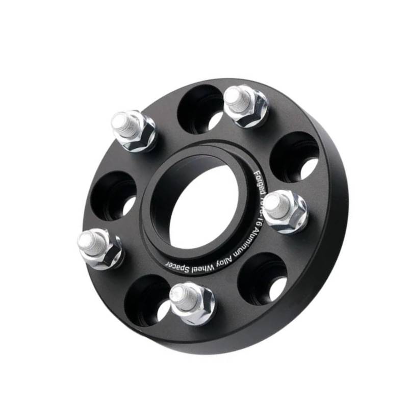 Wheel Spacers Spurverbreiterung Adapter PCD 5x108 CB 63.4 Für Jaguar E-Pace I-Pace M14x1.5 1 Stück Spurverbreiterung Distanzscheiben(1 Piece Black 25mm) von SQOFJGIGN
