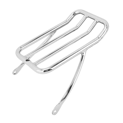 Gepäckträger hinten Chrom Motorrad Hinten Gepäck Rack Fahrt Halter Regal Schwarz Für Sportster XL 883 1200 48 72 2004-up Motorrad Heck Rack Halterung(Weiss) von SQRHDF