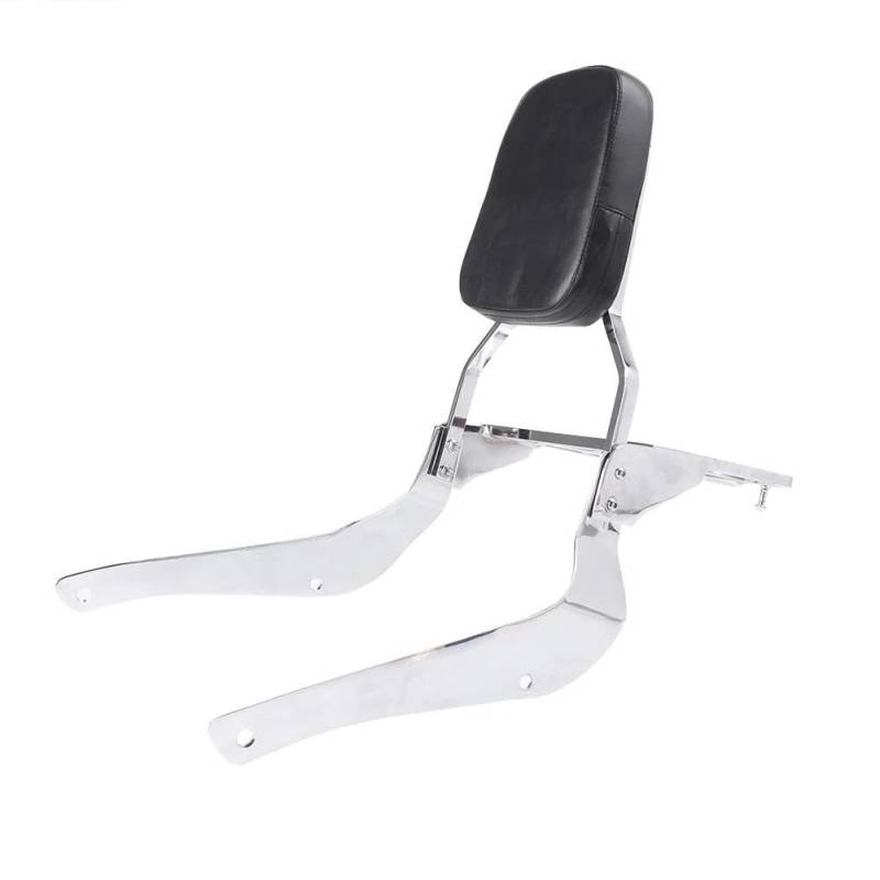 Gepäckträger hinten Chrom Motorrad Hinten Passagier Rückenlehne Sissy Bar W/Gepäck Rack Pad Für Suzuki Für Volusia VL800 2001-2011 Motorrad Heck Rack Halterung von SQRHDF