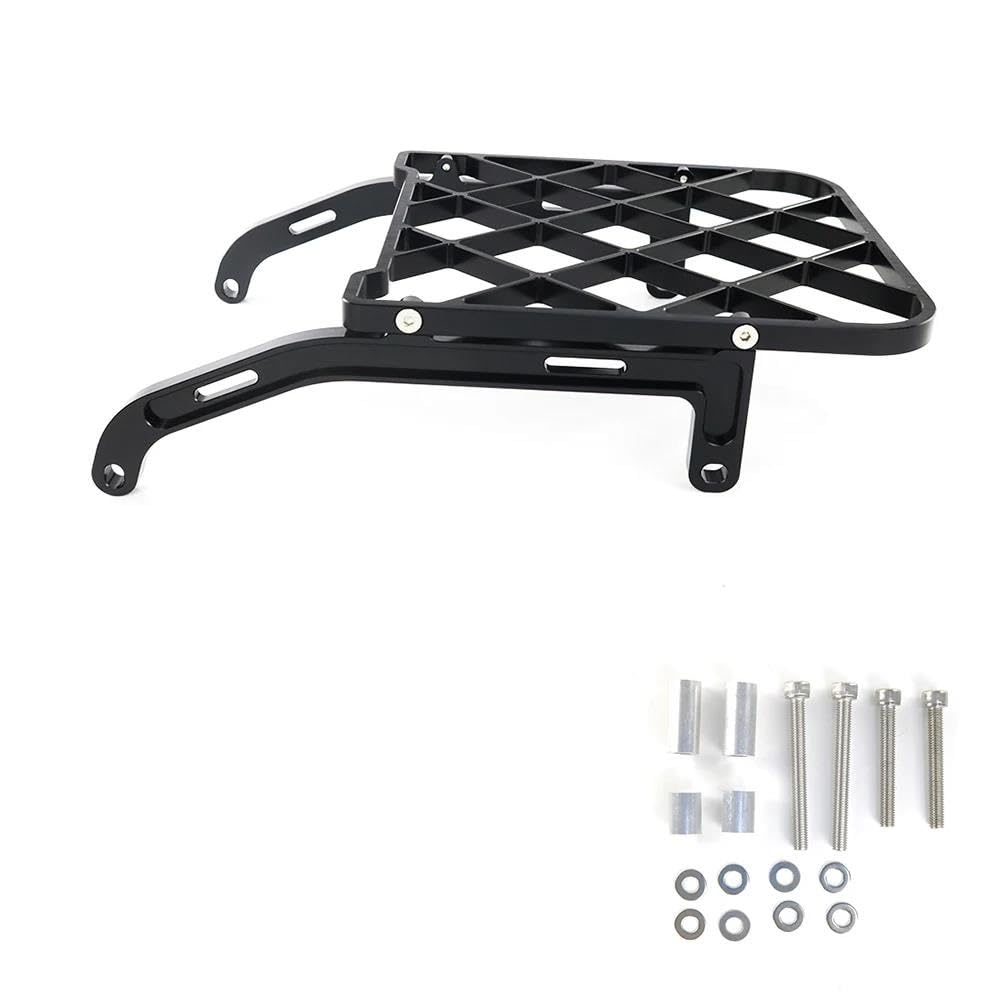 Gepäckträger hinten Für CRF250L/Für Rally 2012-2020 2021 Rack Mount Rückenlehne Regal Halter Motorrad Gepäck Halter Halterung Motorrad Heck Rack Halterung(Schwarz) von SQRHDF