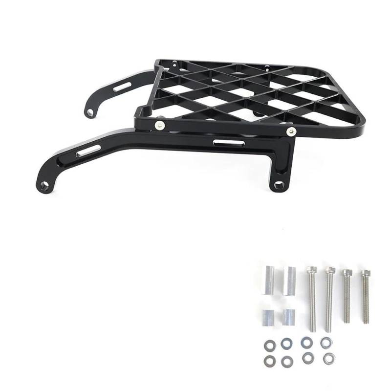 Gepäckträger hinten Für CRF250L/Für Rally 2012-2020 2021 Rack Mount Rückenlehne Regal Halter Motorrad Gepäck Halter Halterung Motorrad Heck Rack Halterung(Schwarz) von SQRHDF