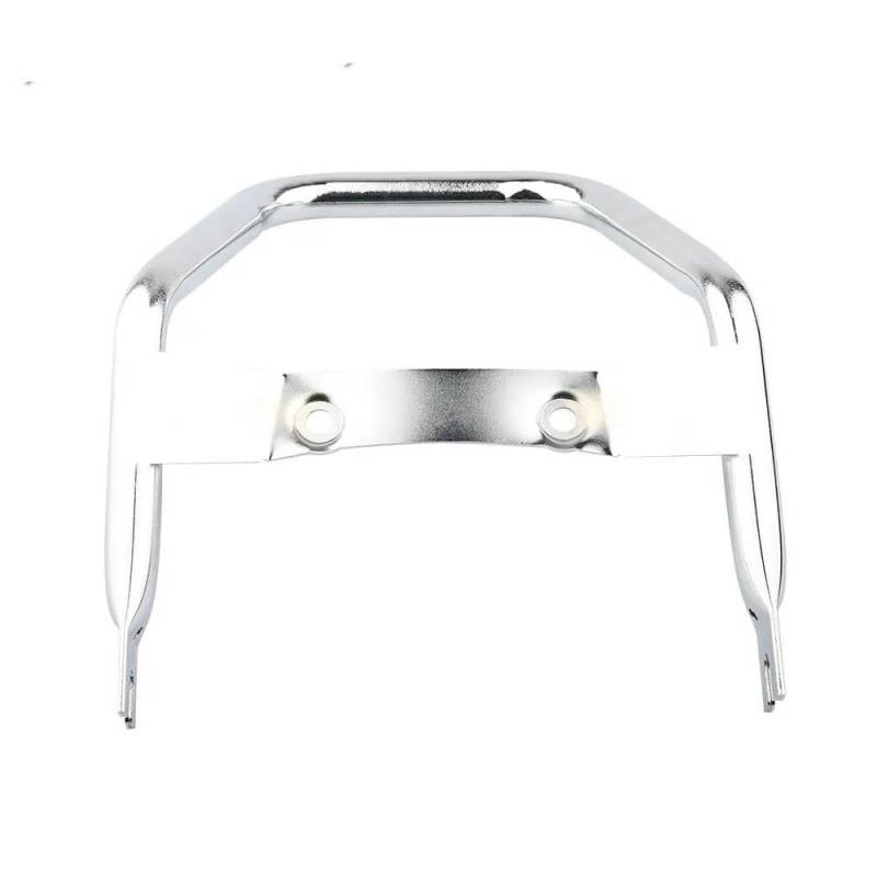Gepäckträger hinten Für Monkey 125 2018-2024 Beifahrersitz Solositz Gepäckträger Stützregal Motorrad Heck Rack Halterung(Silber) von SQRHDF