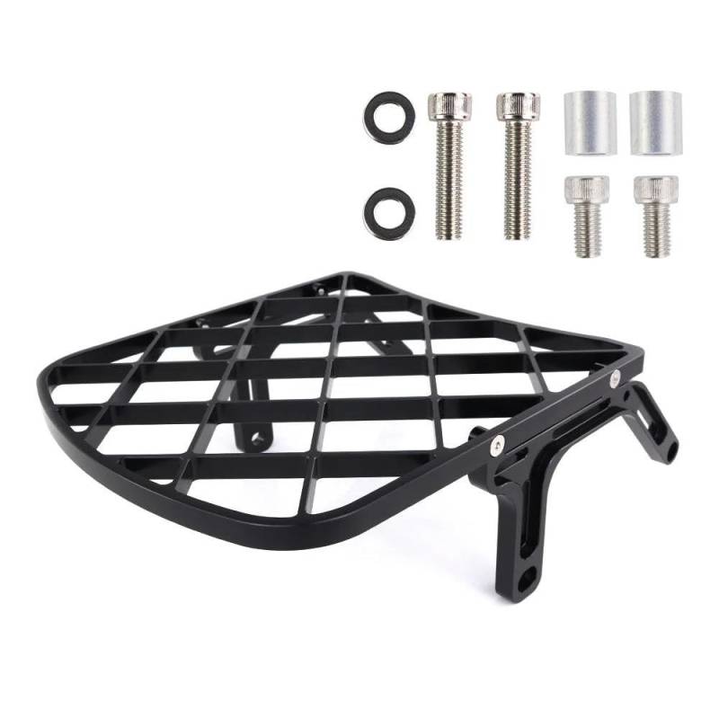 Gepäckträger hinten Für Suzuki DR650 1996-2020 2021 2022 2023 2024 DR 650 Motorrad Hinten Gepäck Rack Top Fall Hinten Unterstützung Halterung Motorrad Heck Rack Halterung(Schwarz) von SQRHDF