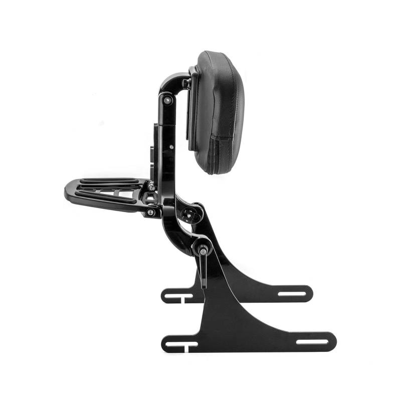 Gepäckträger hinten Motorrad Beifahrer-/Fahrerrückenlehne Sissy Bar Gepäckträger Für Dyna Low Rider Für Street Bob Für Super Wide Glide 2004-2022 Motorrad Heck Rack Halterung von SQRHDF