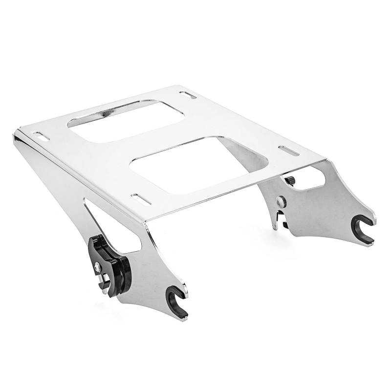 Gepäckträger hinten Motorrad Für Touring 2014-2024 Chrom Two-Up Tour Pack Gepäck Rack Abnehmbare & Docking Hardware Kit Für Road King Motorrad Heck Rack Halterung von SQRHDF
