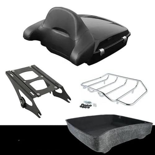 Gepäckträger hinten Motorrad Gehackt Stamm Rückenlehne Montieren Gepäck Rack Für Tour Pak Für Road Glide 2014-2020 Motorrad Heck Rack Halterung von SQRHDF