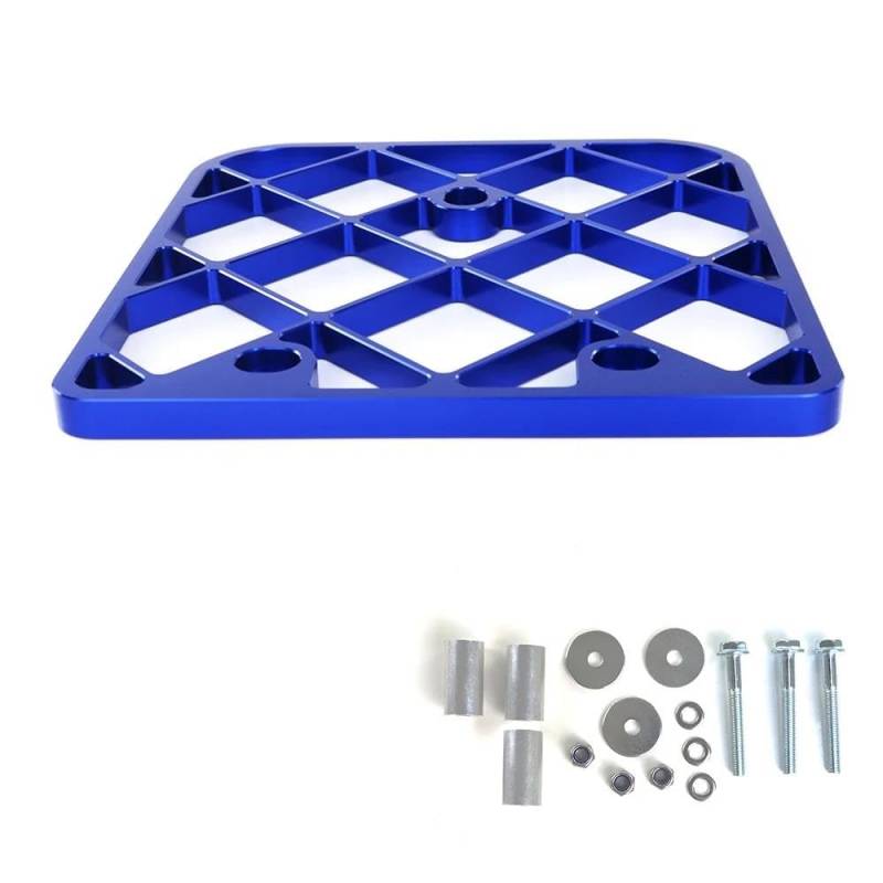 Gepäckträger hinten Motorrad-Hintergepäck-Gepäckträger Fracht-Satteltaschenhalter Regalhalterung Für TW200 1987-2022 2023 2024 Motorrad Heck Rack Halterung(Blau) von SQRHDF