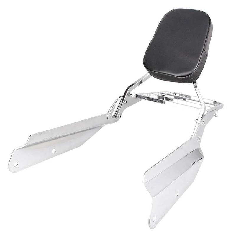 Gepäckträger hinten Motorrad Rückenlehne Sissy Bar W/Gepäck Rack Chrom Für VTX1300 2003 2004 2005 2006 VTX1300N VTX1300R VTX1300S Motorrad Heck Rack Halterung von SQRHDF