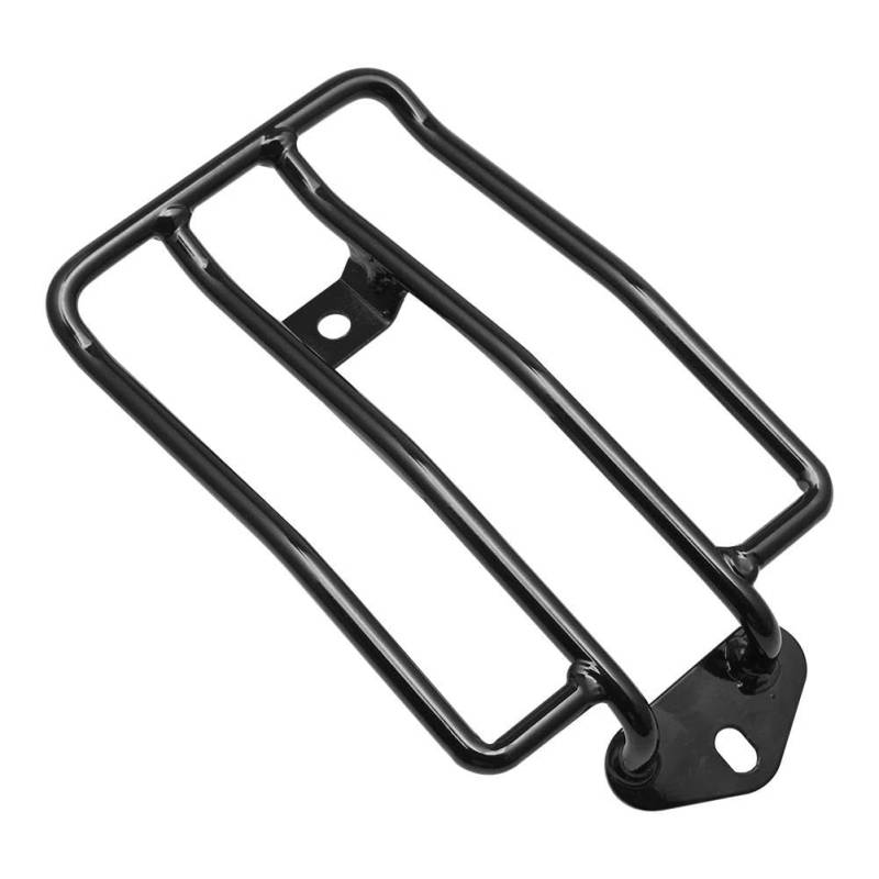 Gepäckträger hinten Motorrad Schwarz Hinten Solo Sitz Gepäck Rack Unterstützung Regal Für Sportster Iron XL 883 1200 2004-2019 2005 2006 2007 2008 Motorrad Heck Rack Halterung von SQRHDF