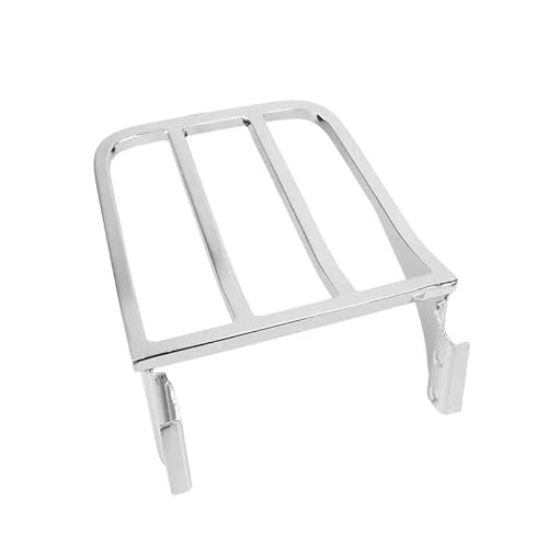Gepäckträger hinten Motorrad Sissy Bar Rückenlehne Hinten Gepäck Rack Unterstützung Chrom Für Sportster XL 883 1200 FLST FLSTC FLSTSC Für Dyna Softail Motorrad Heck Rack Halterung von SQRHDF